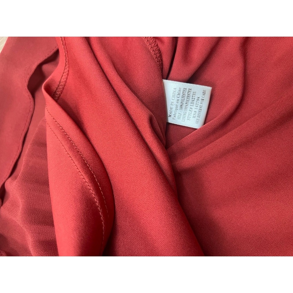 Loveriche Women's 3/4 Sleeve Solid/orange burn Size M - Picture 9 of 11